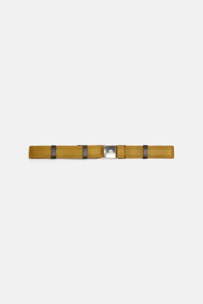 Dorothee Schumacher Elastic Belt With Leather Detailing In Green