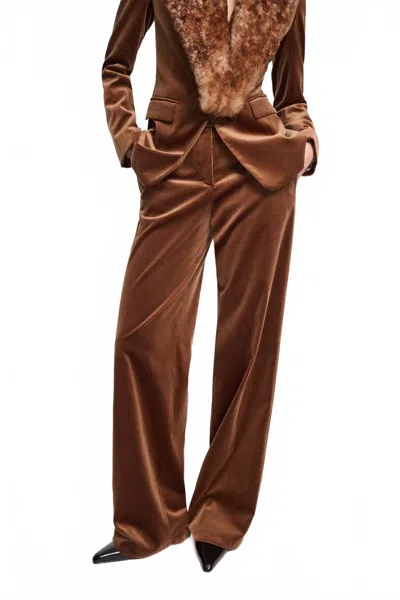 Dorothee Schumacher Elegance Softness Pants In Terra In Brown