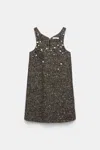Dorothee Schumacher Embellished A-line Dress In Gray