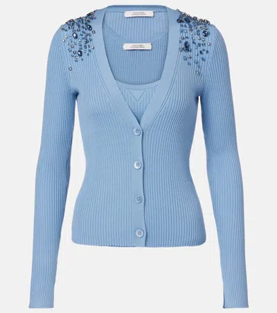 Dorothee Schumacher Embellished Cardigan And Tank Top Set