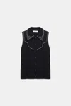 Dorothee Schumacher Refined Essentials Fine-ribbed Cardigan In Black
