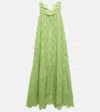 Dorothee Schumacher Broderie Anglaise Maxi Dress In Green