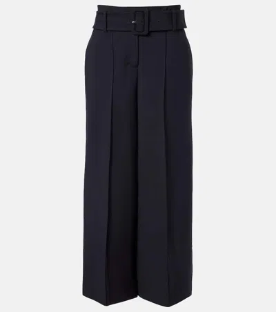 Dorothee Schumacher Emotional Essence Belted Culottes In Blue
