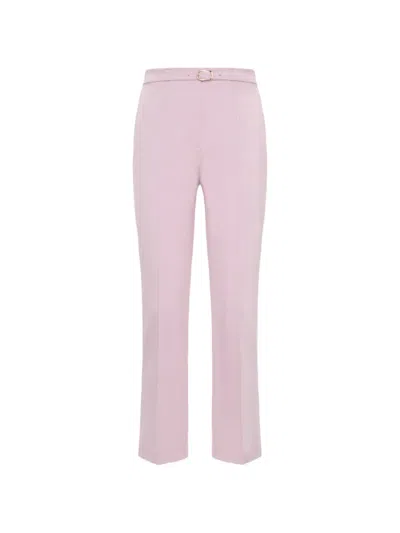 Dorothee Schumacher Emotional Essence Belted Trousers In Pink
