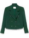 Dorothee Schumacher Boxy Blazer In Punto Milano In Green