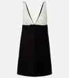 Dorothee Schumacher Emotional Essence Bow-detail Sequined Minidress In Black