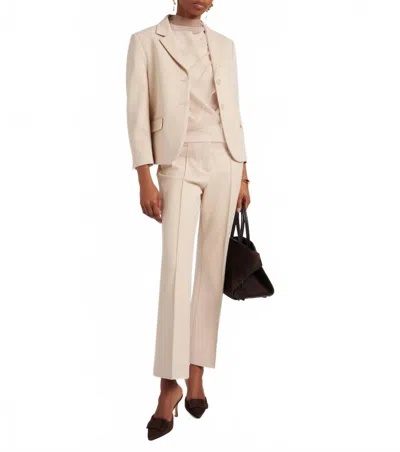 Dorothee Schumacher Emotional Essence Cropped Flared Pants In Tan In Neutral