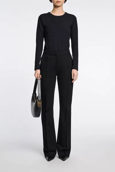 Dorothee Schumacher Emotional Essence Flared Pants In Black