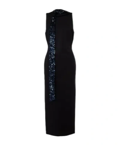 Dorothee Schumacher Emotional Essence I Sequined Midi Dress In Black
