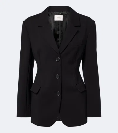 Dorothee Schumacher Emotional Essence Jersey Blazer In Schwarz
