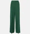 Dorothee Schumacher Emotional Essence Jersey Wide-leg Pants In Gras Green