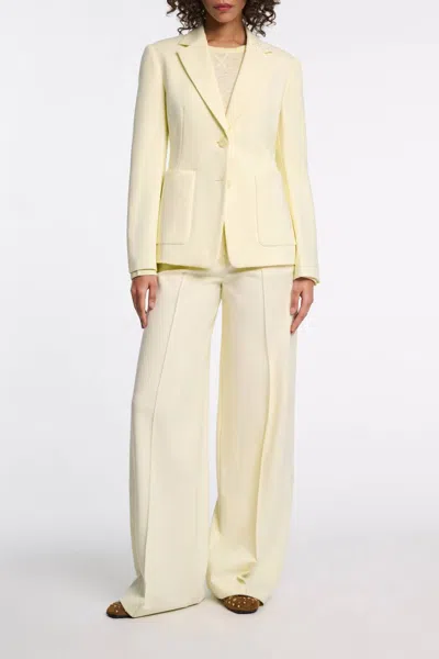 Dorothee Schumacher Emotional Essence Long Essence Blazer In Yellow