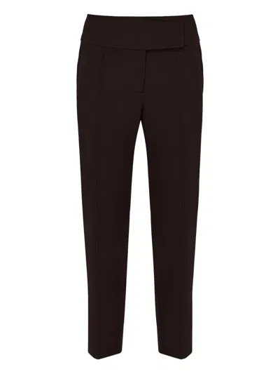 DOROTHEE SCHUMACHER EMOTIONAL ESSENCE MILANO-STITCH CIGARETTE TROUSERS