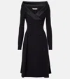 Dorothee Schumacher Emotional Essence Off-shoulder Maxi Dress In Black