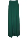 Dorothee Schumacher Emotional Essence Jersey Wide-leg Pants In Grün