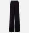 Dorothee Schumacher Emotional Essence Pintuck Wide-leg Pants In Black