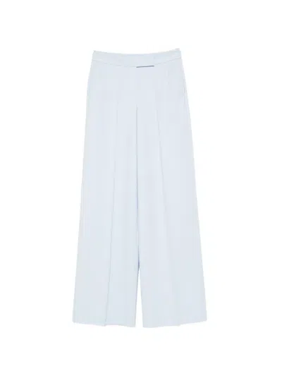 Dorothee Schumacher Emotional Essence Wide-leg Trousers In Blue