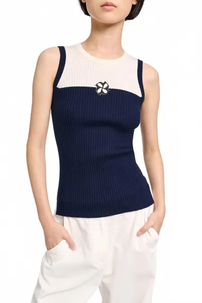 Dorothee Schumacher Essential Ease Top In Navy Blue