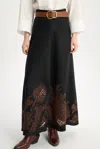 Dorothee Schumacher Exquisite Luxury Skirt In Pure Black In Multi