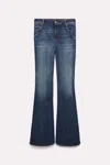 DOROTHEE SCHUMACHER EXTRA LONG FLARED JEANS WITH WESTERN DETAILS