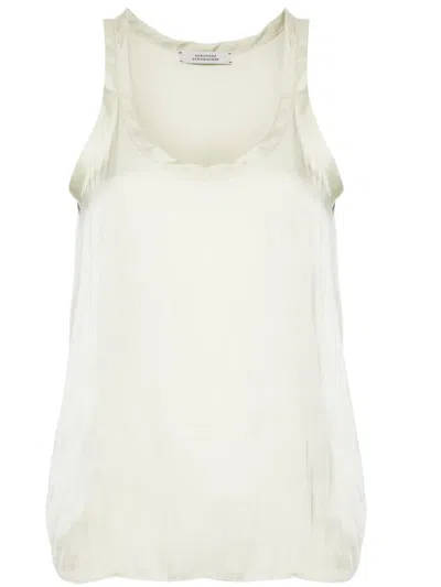 Dorothee Schumacher Fantasy Sleeveless Top In Green