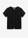 Dorothee Schumacher T-shirt With Satin Bows On The Back In Black