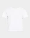 Dorothee Schumacher Feminine Favorites Crewneck Cotton Tee In White