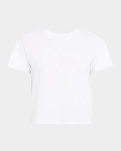 Dorothee Schumacher Feminine Favorites Crewneck Cotton Tee In White