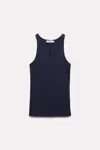 DOROTHEE SCHUMACHER FINE RIB COTTON TANK TOP