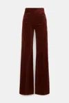 Dorothee Schumacher Flared Corduroy Pants In Red