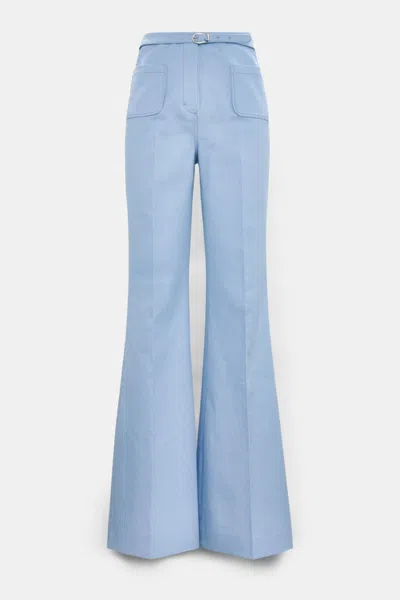 Dorothee Schumacher Flared Pants Aus Baumwolle In Blue