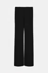 Dorothee Schumacher Flared Pants In Punto Milano In Black