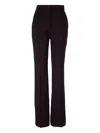 Dorothee Schumacher Flared-leg Stretch-jersey Trousers In Black