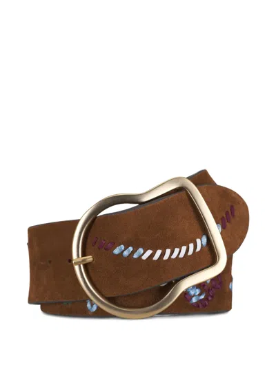 Dorothee Schumacher Floral-embroidered Belt