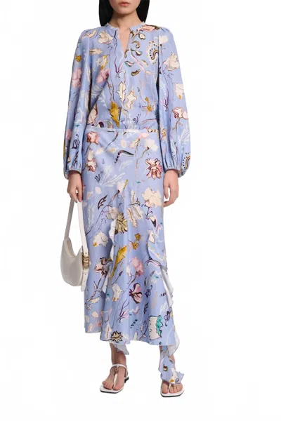Dorothee Schumacher Floral Power Skirt In Wicked Flower In Multi
