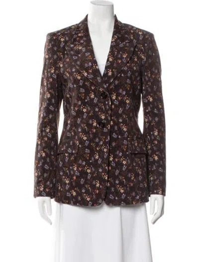 Pre-owned Dorothee Schumacher Floral Print Evening Jacket W/ Tags In Multi
