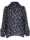 Dorothee Schumacher Floral-print Gauze Blouse In Blau