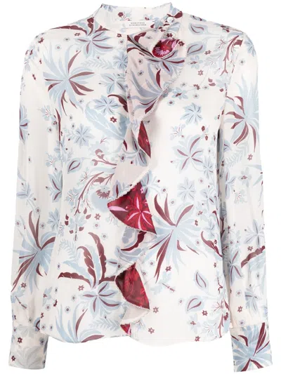Dorothee Schumacher Bluse Mit Blumen-print In Multi Colour