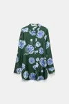 Dorothee Schumacher Floral Print Silk Twill Blouse In Multi Colour