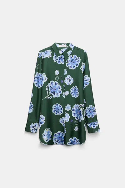 Dorothee Schumacher Floral Print Silk Twill Blouse In Multi Colour