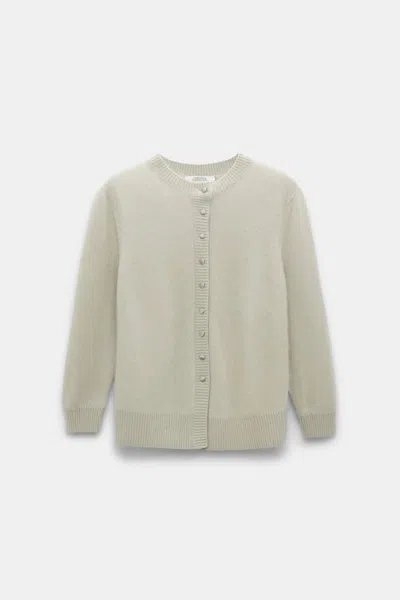 Dorothee Schumacher Fluffy Knit Cardigan In Green