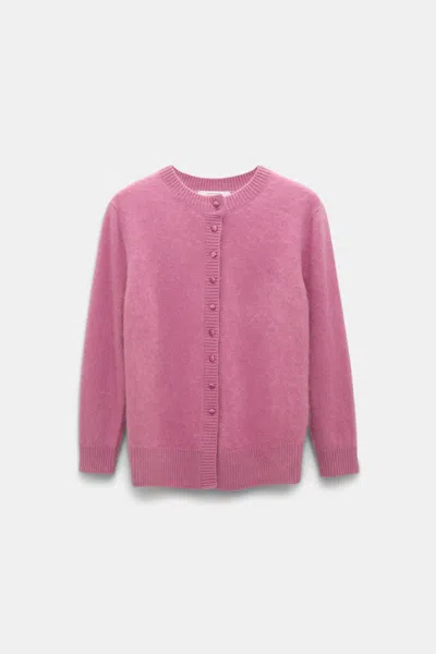 Dorothee Schumacher Fluffy Knit Cardigan In Red