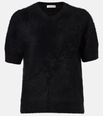 Dorothee Schumacher Fluffy Luxury Cashmere Sweater In Black