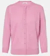 Dorothee Schumacher Fluffy Knit Cardigan In Pink