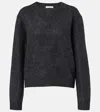 Dorothee Schumacher Fluffy Statements Wool And Cashmere Sweater In Gray