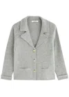 Dorothee Schumacher Fluffy Statements Wool-blend Cardigan In Grey