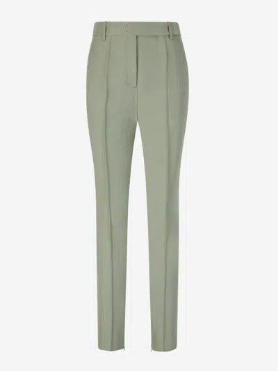 Dorothee Schumacher Formal Linen Trousers In Slim Fit Design