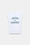 Dorothee Schumacher Friends Of Dorothee Printed Cotton T-shirt In White