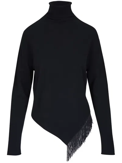 Dorothee Schumacher Pullover Mit Fransen In Schwarz