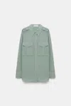 Dorothee Schumacher Gingham Print Silk-viscose Blouse With Epaulettes In Multi Colour